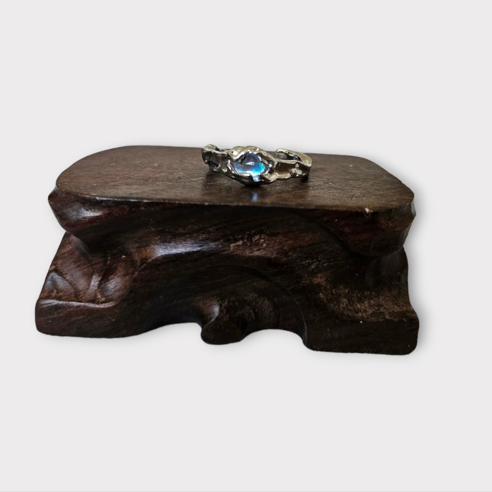 Jewel silver ring